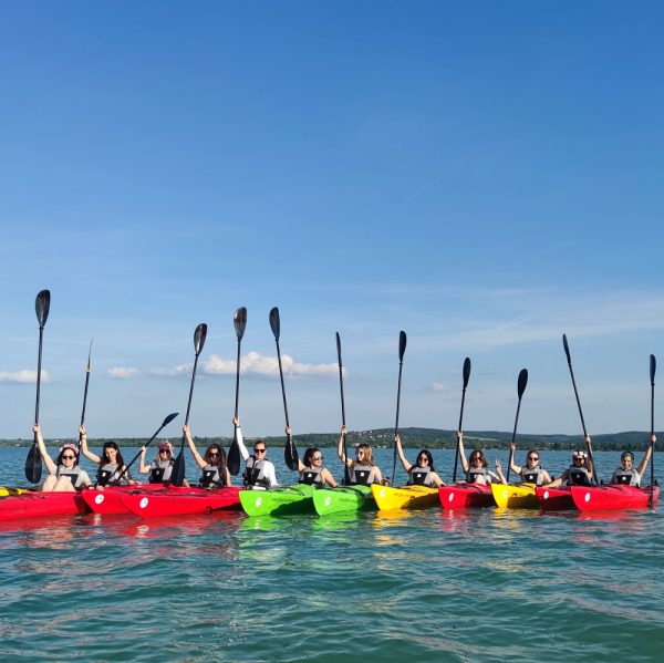 2025.08.23. Kajaktúra a Balatonon Alsóörs és Tihany között